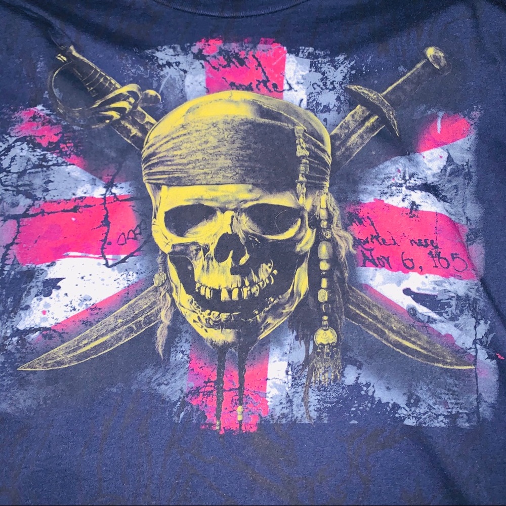 Disney Pirate of the Caribbean Tshirt Black 2XL